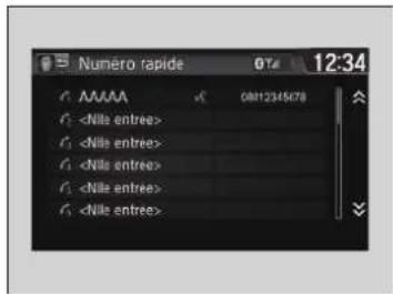 Numero rapide 07# 12:34 AAAA ✓ 08112345678
