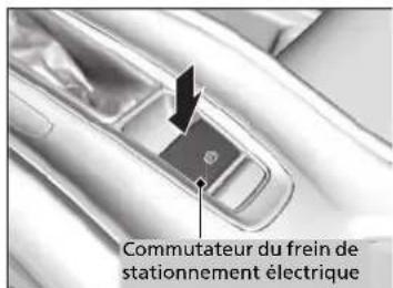 Commutateur du frein de stationnement électrique