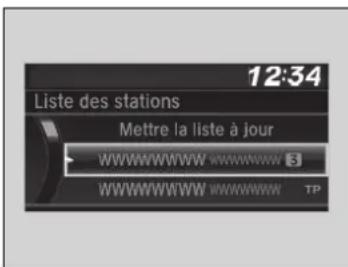 12:34 Liste des stations Mettre la liste à jour WWWWWWWW wwwwwwwww S WWWWWWWW wwwwwwwww TP