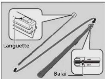 Languette Balai