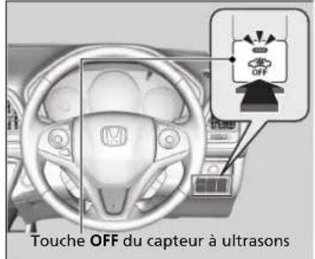 Touche OFF du capteur à ultrasons