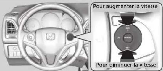 Pour augmenter la vitesse Pour diminuer la vitesse