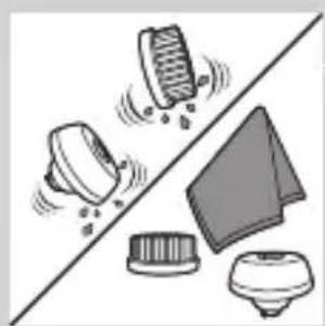 PHILIPS 7000 series S7550 - การทำความสะอาดอุปกรณ์เสริมแบบคลิก - 8