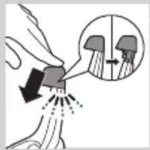 Diagram illustrating a hand turning a valve with force arrows and a magnified view of the valve structure