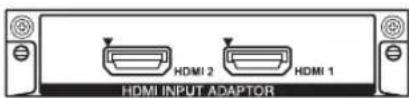 HDMI INPUT ADAPTOR HDMI 2 HDMI 1