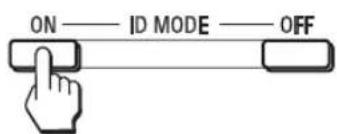 ON —— ID MODE —— OFF