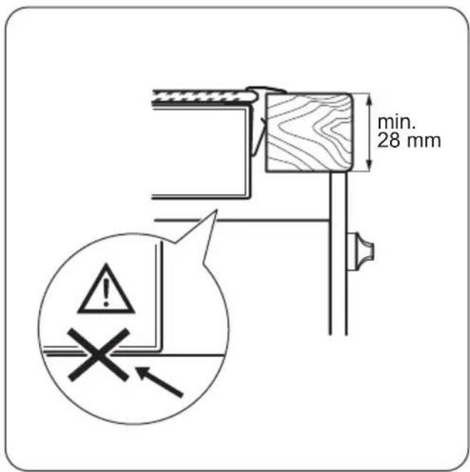 min. 28 mm