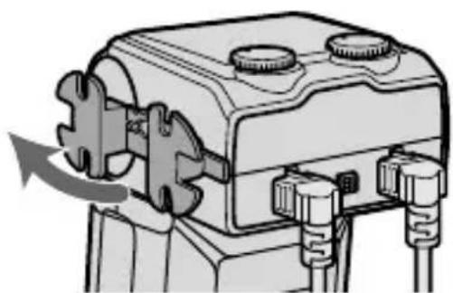 SONY Macro Twin Flash Kit - Removing the cord reel - 1