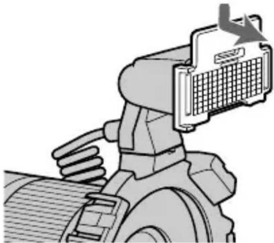SONY Macro Twin Flash Kit - Removing the wide panel - 1