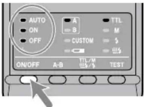 AUTO ON OFF A B CUSTOM TTL M $ TEST ON/OFF A-B TTL/M //$