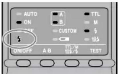AUTO ON OFF S CUSTOM ON/OFF A-B TTL/M TEST A B M S S A-B TTL/M TEST
