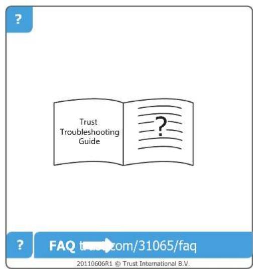 Trust Troubleshooting Guide ? FAQ https://31065/faq 20110606R1 © Trust International B.V.