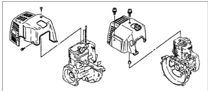 Technical line drawings of mechanical components (no text or labels)