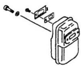 Diagram of a mechanical device with exploded view showing internal components (no text or labels)