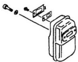 Diagram of a mechanical device with exploded view showing components (no text or labels)