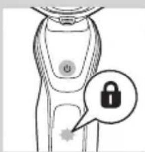 PHILIPS AquaTouch S5620 - Deactivating the travel lock - 1