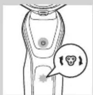 Diagram showing a device with a speech bubble containing a heart symbol and directional arrows, likely indicating a health or safety concept.