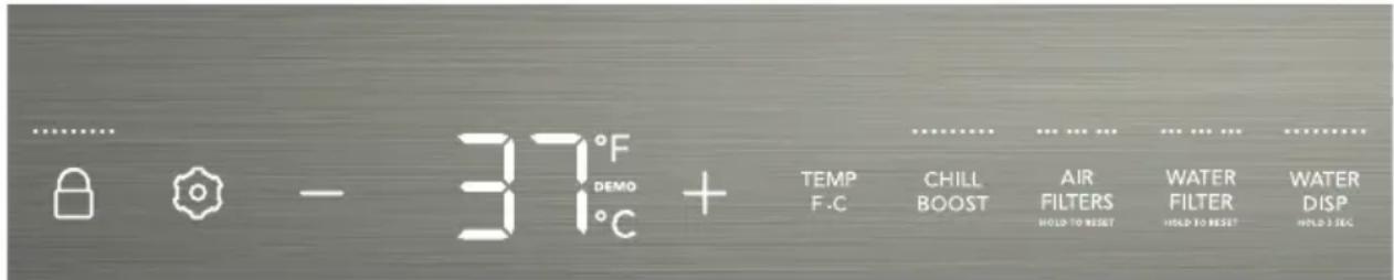 FRIGIDAIRE FPRU19F8RF - Pour quitter le mode Shabbath - 2