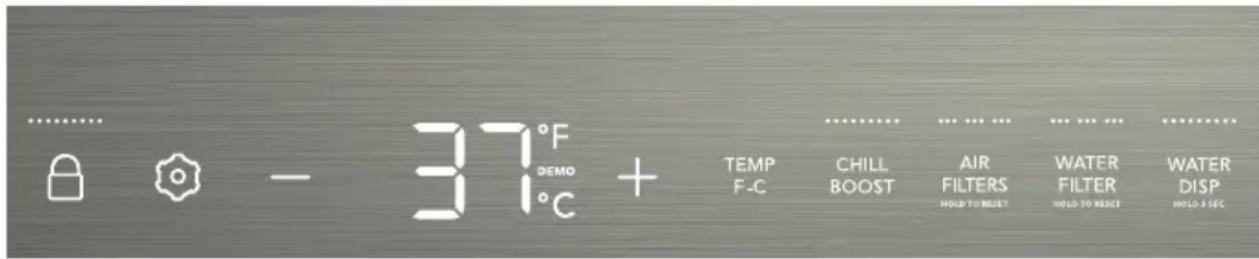 FRIGIDAIRE FPRU19F8RF - Pour activer le mode Shabbath - 1