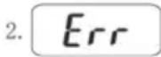 ECG KV 117 SLIM - Warning messages - 2