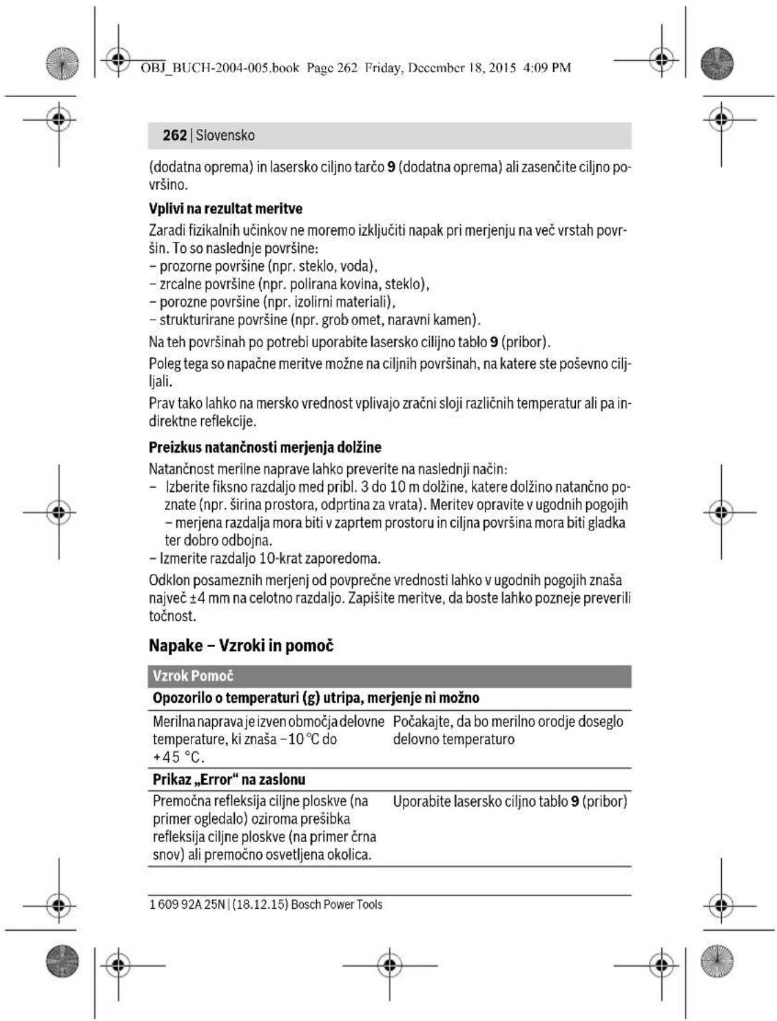 BOSCH GLM 30 Professional - Prikazovalni elementi - 12
