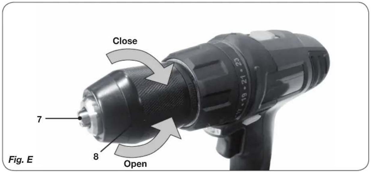 Close 7 8 Open Fig. E