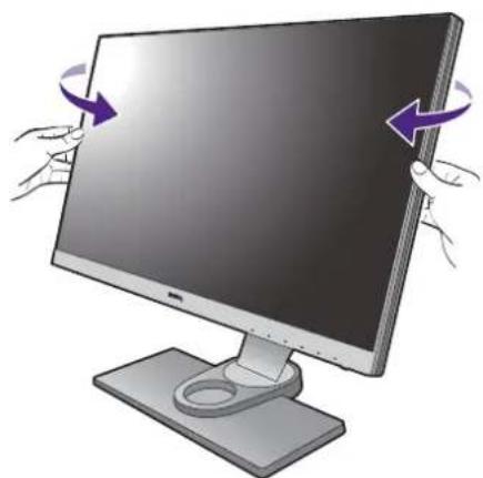 BENQ SW2700PT - Faire pivoter le moniteur - 1