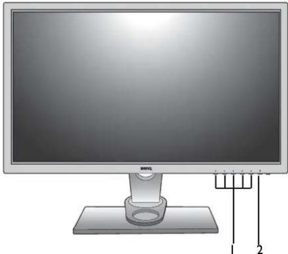 BENQ SW2700PT - Vue avant - 2
