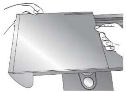 BENQ SW2700PT - Fixez au côté gauche du moniteur. - 2