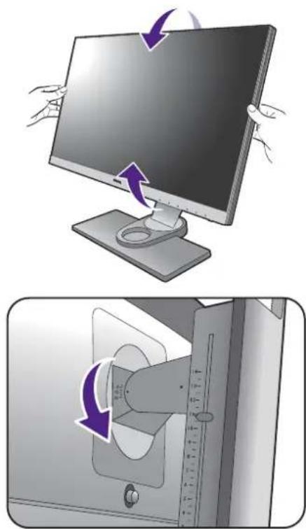 BENQ SW2700PT - Incliner le moniteur - 1
