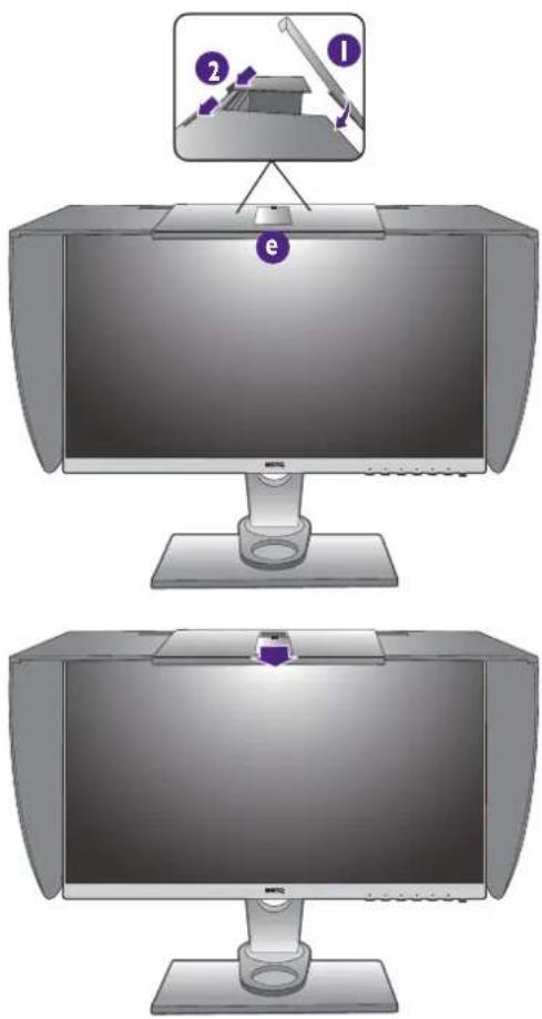 BENQ SW2700PT - Fixez au côté gauche du moniteur. - 4