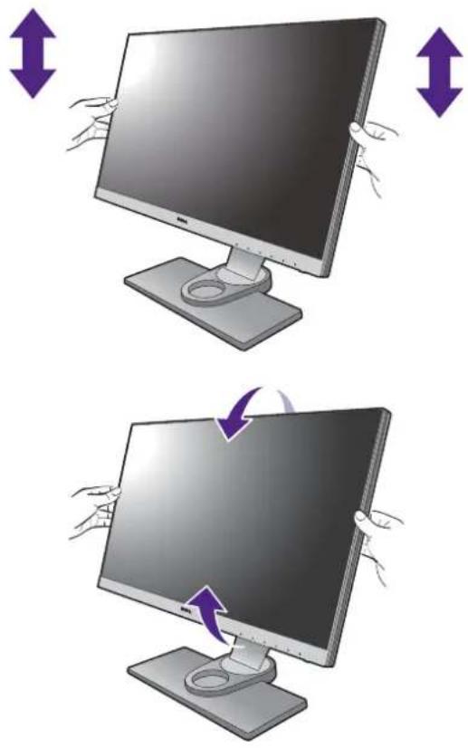BENQ SW2700PT - Fixez la base du moniteur. - 8