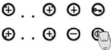 Image showing nine circular icons with plus and minus signs, one mouse icon, arranged in two rows.
