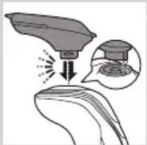 PHILIPS Series 5000 S5310 - Using the trimmer attachment - 3