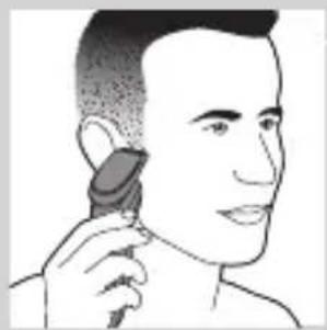 PHILIPS Series 5000 S5310 - Utilizar o acessório estilizador de barba - 1
