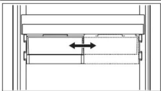 AEG AIK2852R - Positioning the sliding box - 1