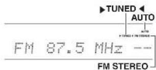 TUNED AUTO FM 87.5 MHz FM STEREO