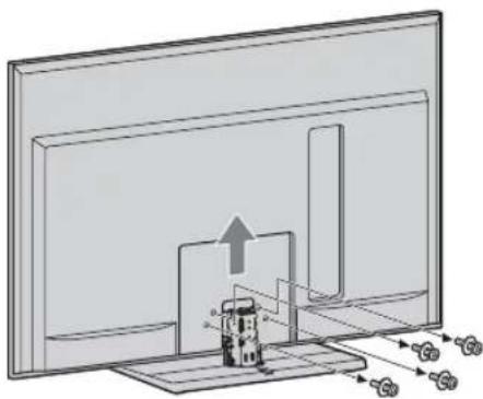 SONY Bravia KDL-40LX903 - Odmontování stolního stojanu z televizoru - 1