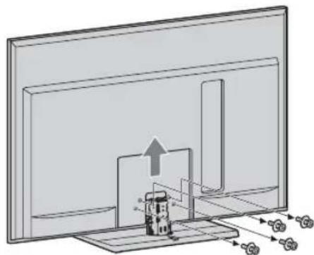 SONY Bravia KDL-40LX903 - De tafelstandaard van de televisie losmaken - 1