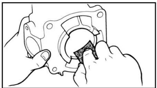 YAMAHA YZ85 (2003) - Warpage limit: 0.03 mm (0.012 in) - 2