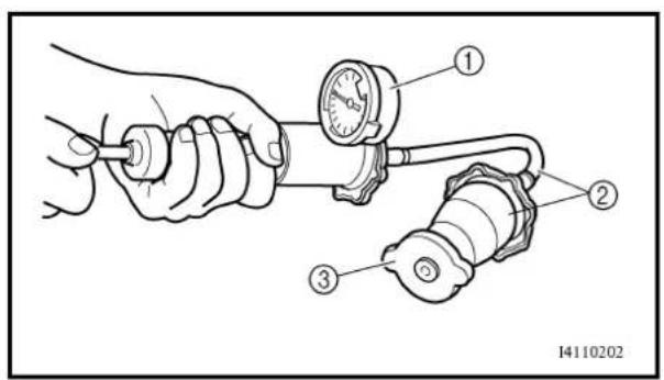 YAMAHA YZ85 (2003) - RADIATOR CAP OPENING PRESSURE INSPECTION/ COOLING SYSTEM INSPECTION - 1