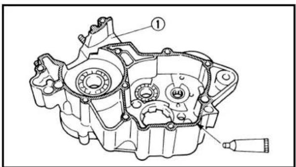 Technical diagram of a mechanical component with labeled parts, including numbered callouts.