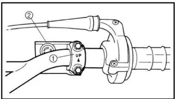 YAMAHA YZ85 (2003) - HANDLEBAR - 2