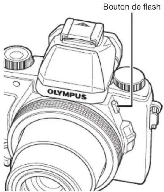 Bouton de flash OLYMPUS