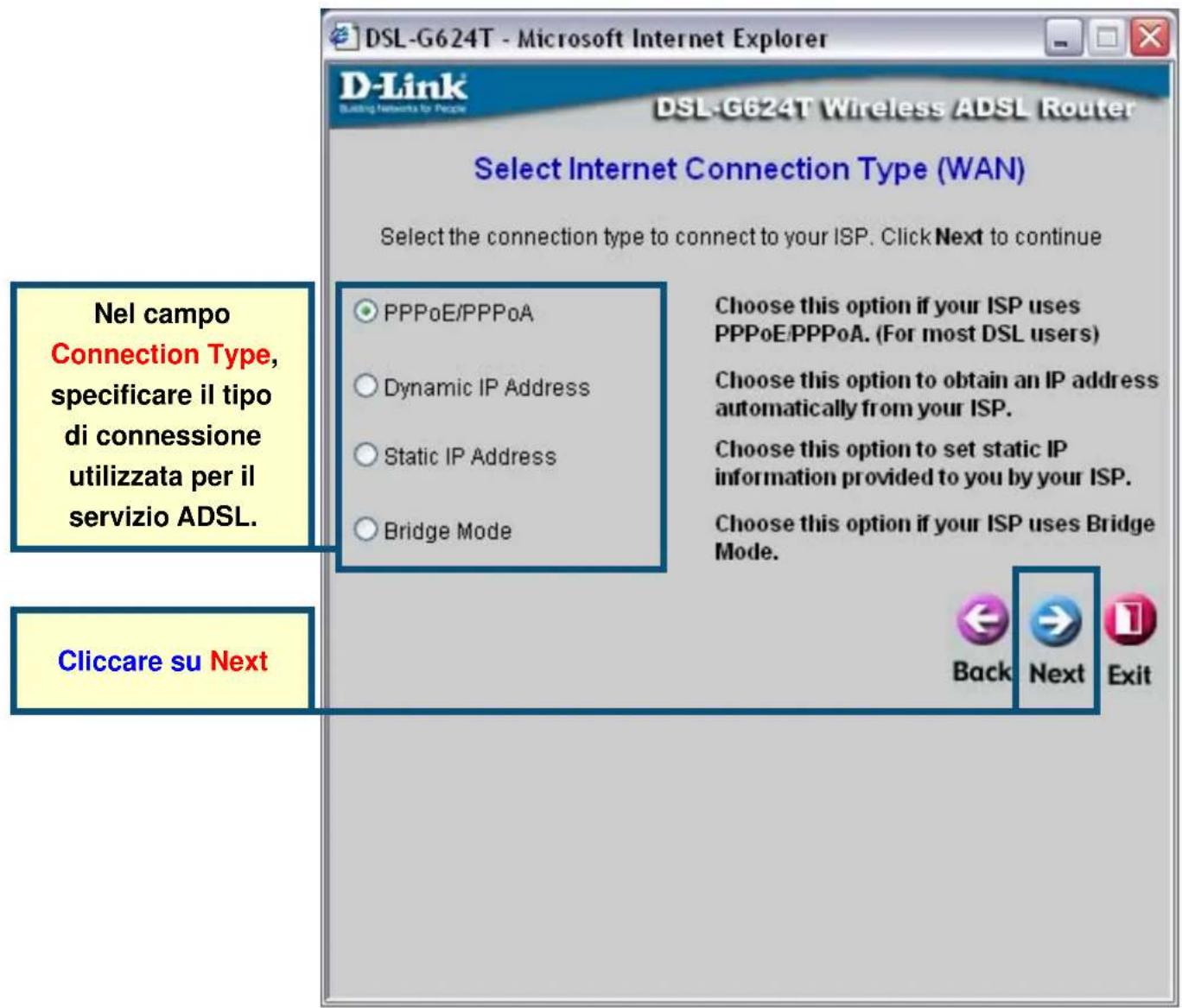 D-LINK DSL-G624T - Configurazione del Router (continua) - 1