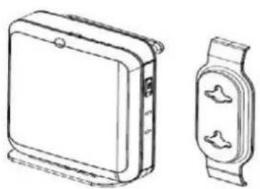 ALCATEL Temporis IP300 - To mount the base station on the wall : - 1