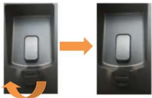 ALCATEL Temporis IP300 - To mount the phone on the wall: - 1