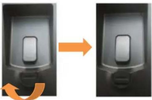 ALCATEL Temporis IP300 - To mount the phone on the wall: - 2