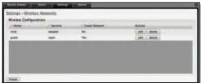 Settings + Wireless Networks Wireless Configurations Name Security Cancel Network Address config msqport Bus Auto Service guidi coml Bus Auto Service System