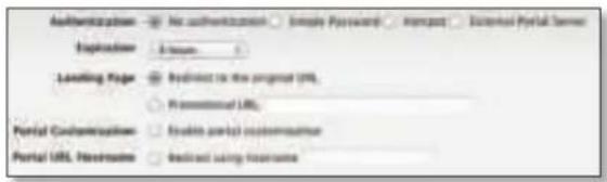 Authentication Expiration: 3 items Landing Page: Selected to the project URL: Pre-credit URL: Portal Contraception: Select partial customer Portal URL: Default Default using reverse